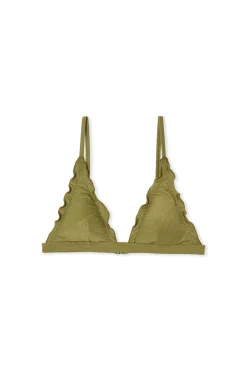 Haut de maillot de bain triangle pailleté