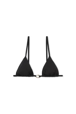 Haut de maillot de bain triangle multi positions avec détail bijou