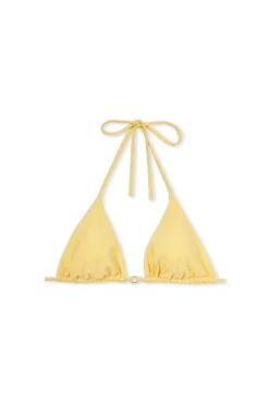 Haut de maillot de bain triangle satiné