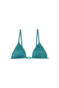 Haut de maillot de bain triangle multi positions pailleté
