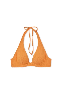 Haut de maillot de bain triangle armaturé pailleté