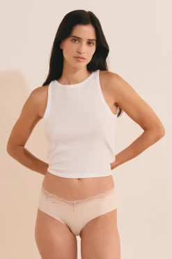Hipster avec détail dentelle
