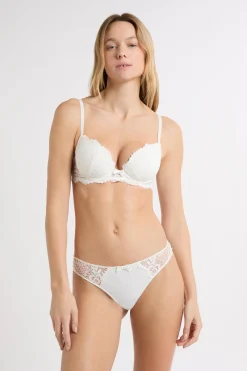 Hipster en microfibre et dentelle