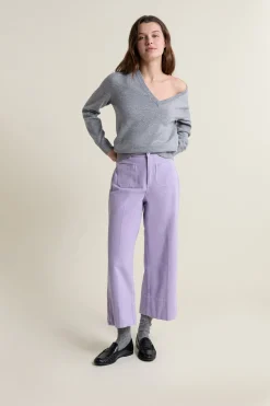 Jean cropped à poches avant