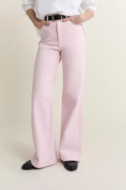 Jean droit taille haute