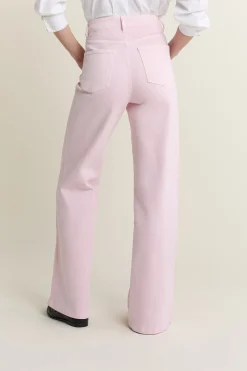 Jean droit taille haute