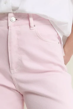 Jean droit taille haute