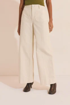 Jean flare avec poches avant