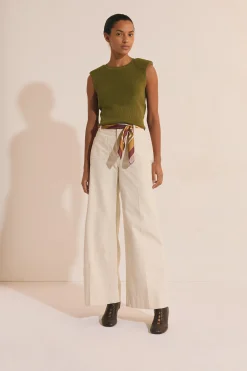 Jean flare avec poches avant