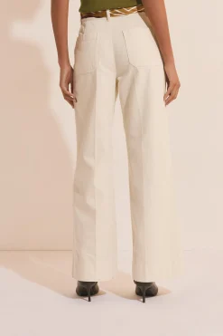 Jean flare avec poches avant