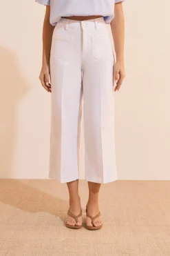 Jean à taille ajustée