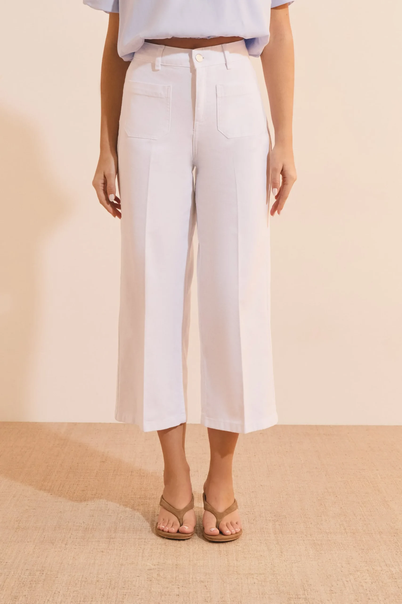 Jean à taille ajustée