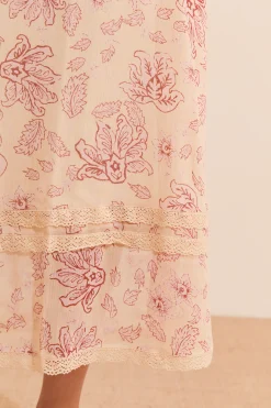Jupe longue à motifs