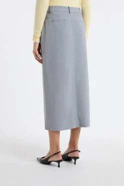 Jupe longue à rayures
