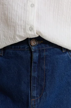 Jupe midi en jean