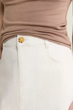 Jupe midi en jean
