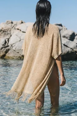 Kimono en crochet irisé