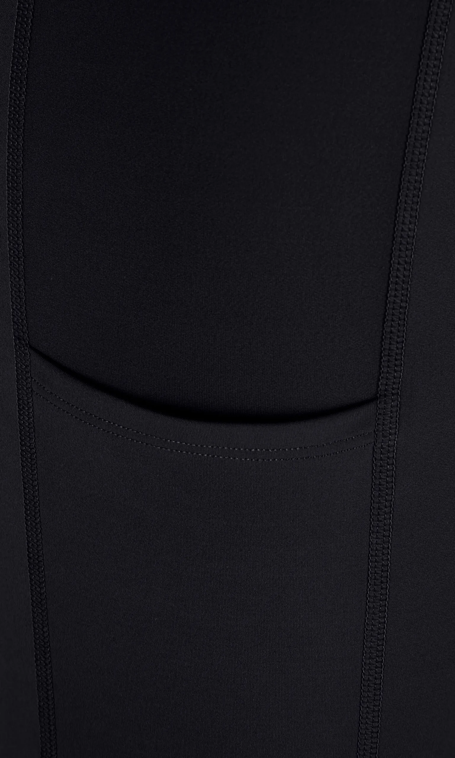 Legging de sport taille haute à bords contrastés