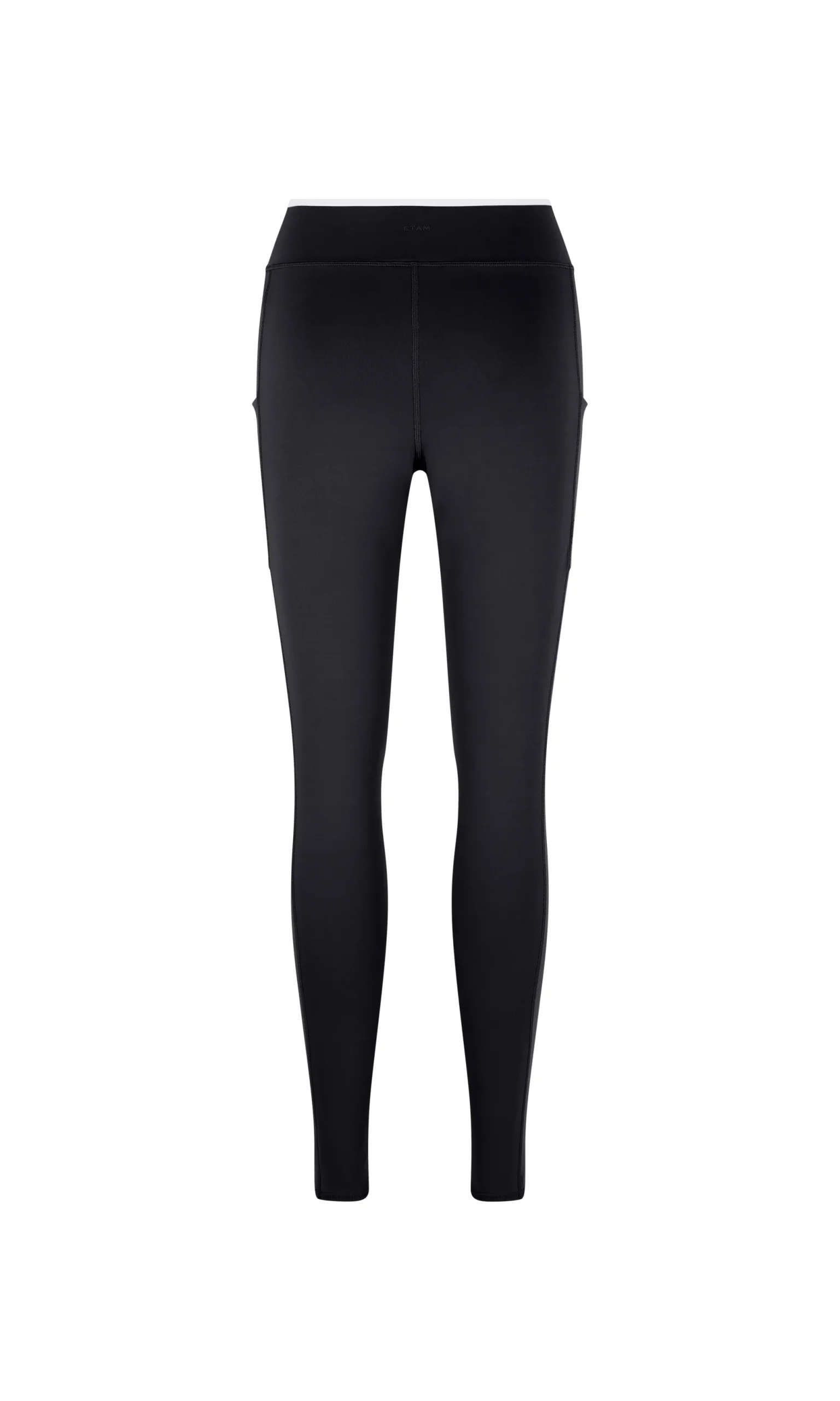 Legging de sport taille haute à bords contrastés