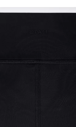 Legging de sport taille haute à bords contrastés