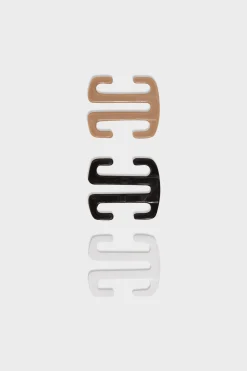 Lot de 3 clips en plastique