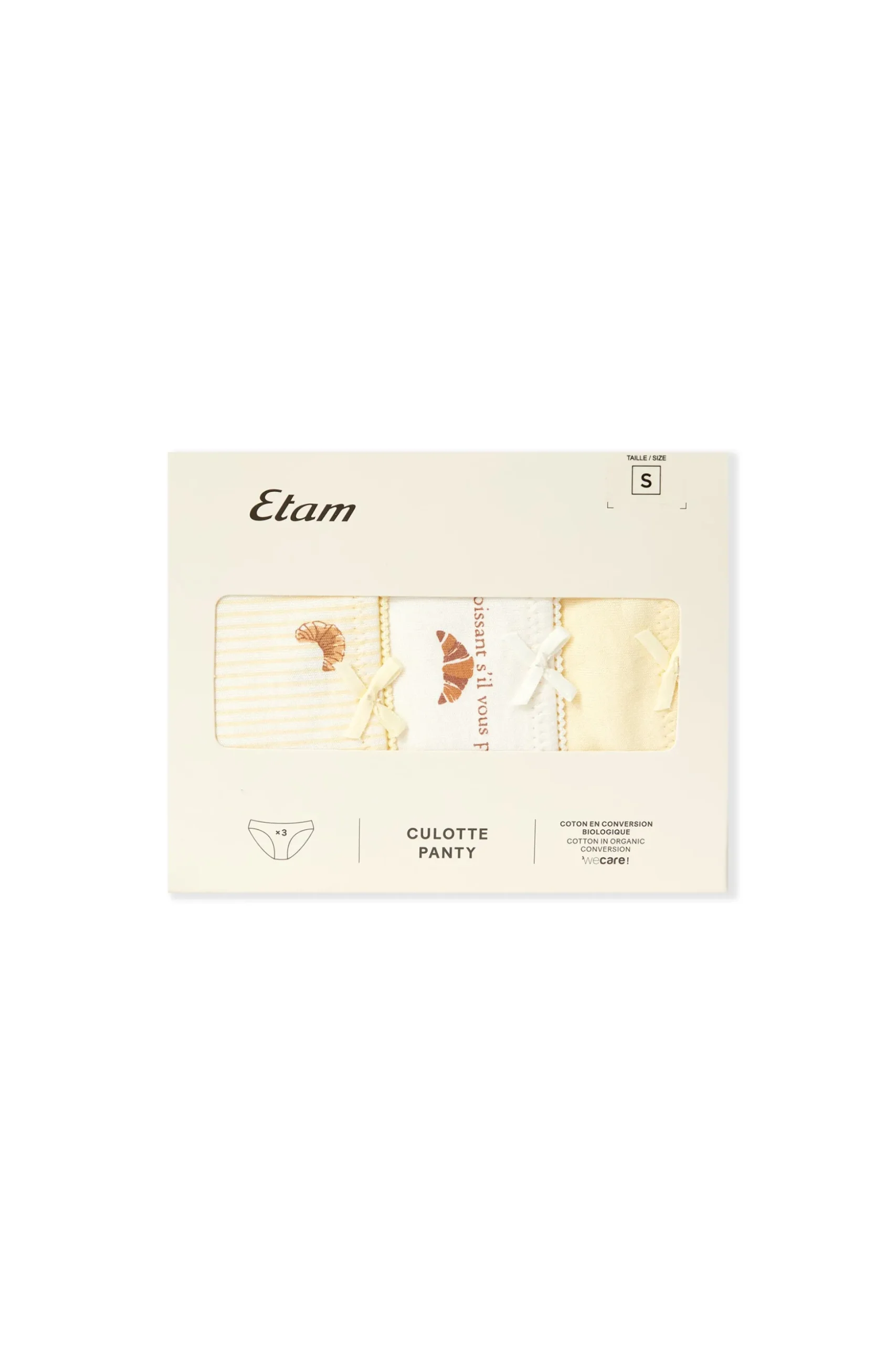 Lot de 3 culottes en coton