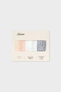 Lot de 3 culottes en coton
