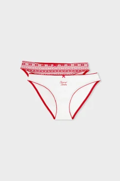 Lot de 2 culottes en coton