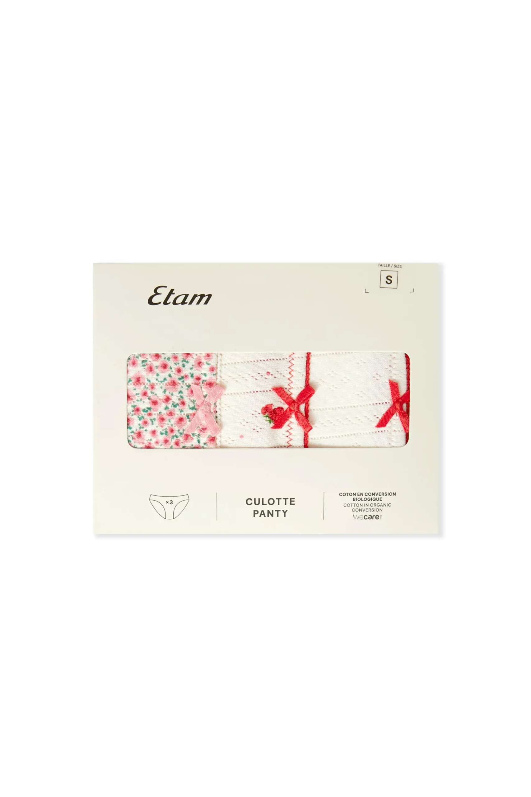 Lot de 3 culottes en coton