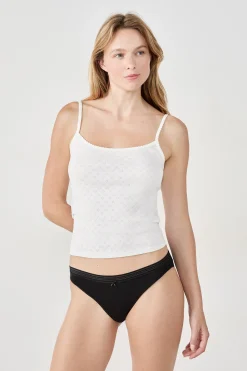 Lot de 3 culottes en coton et dentelle