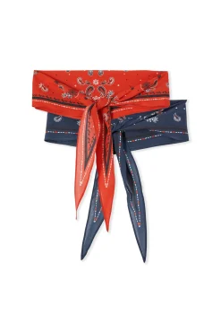 Lot de foulards en coton à motifs
