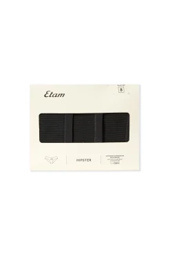 Lot de 3 hipsters en coton
