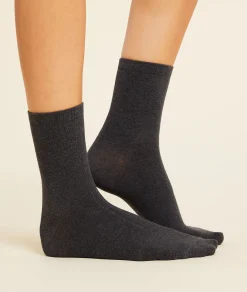 Lot de 2 paires de chaussettes matière thermique