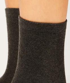 Lot de 2 paires de chaussettes matière thermique