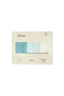 Lot de 3 shorties en coton