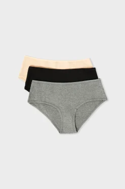 Lot de 3 shortys en coton