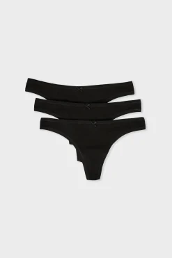 Lot de 3 strings en coton