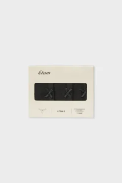 Lot de 3 strings en coton