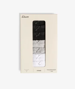 Lot de 7 strings en coton