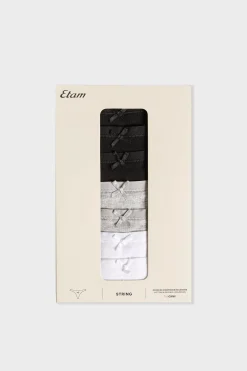 Lot de 7 strings en coton