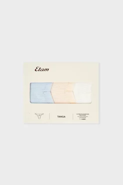 Lot de 3 tangas en coton