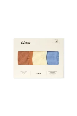 Lot de 3 tangas en coton