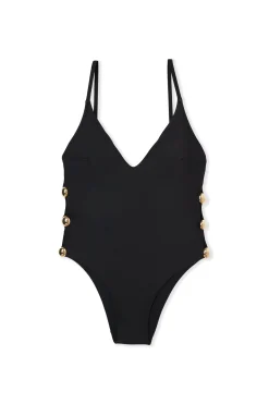 Maillot de bain 1 pièce avec détails bijoux