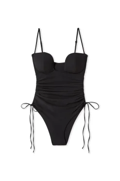 Maillot de bain 1 pièce avec noeuds ajustables
