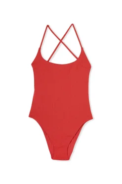 Maillot de bain 1 pièce lacé
