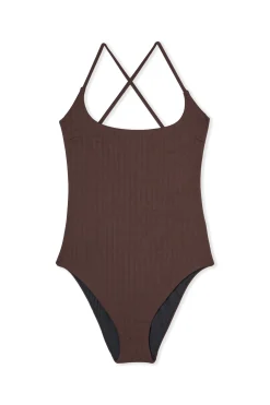 Maillot de bain 1 pièce lacé
