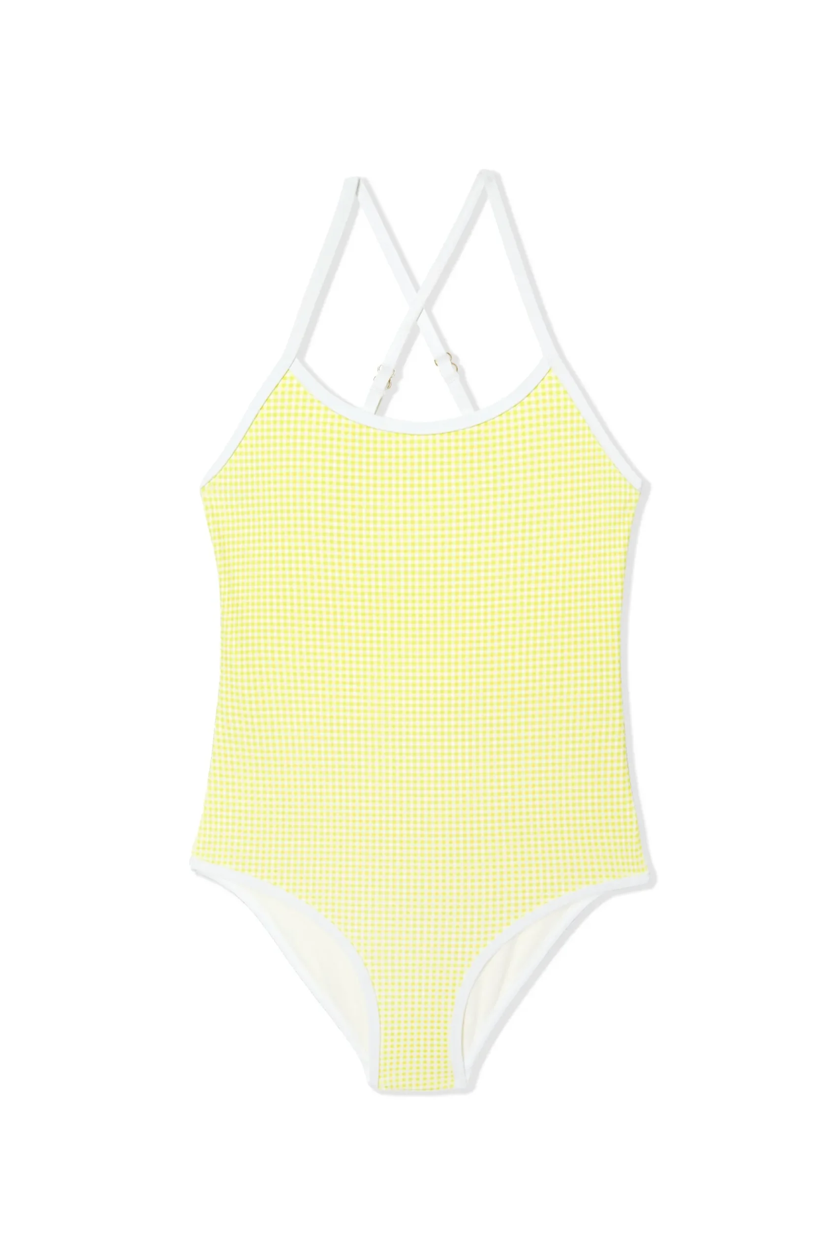 Maillot de bain 1 pièce motif vichy pour enfant