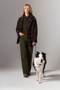 Manteau mi-long avec laine