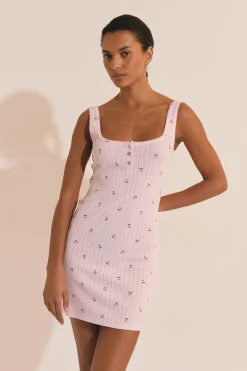 Nuisette en coton en pointelle