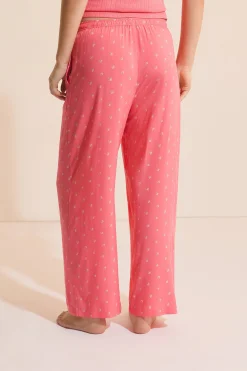 Pantacourt de pyjama à motifs fleurs